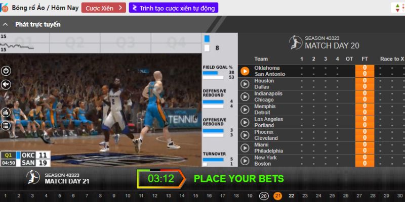 Giới thiệu top 3 game cá cược thể thao ảo hot tại Cwin05